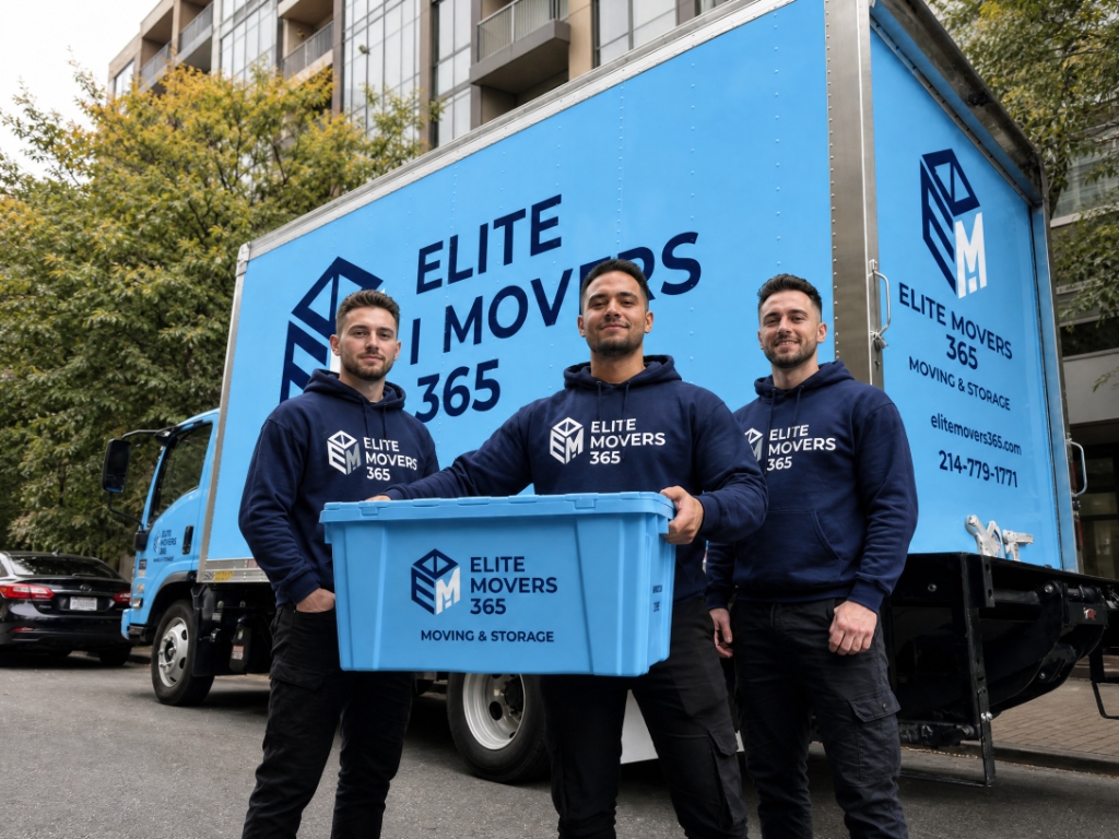 Elite Movers 365 Truck and Crew